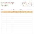 Ausscheidungs-Tracker
