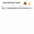 Ausscheidungs-Tracker